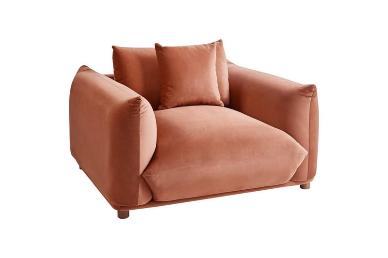 Fåtölj Luvos, Brunt, mörkt trä