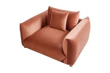 Fåtölj Luvos - Brunt, mörkt trä - Möbler - Fåtölj & stolar - Fåtölj