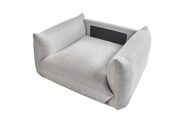 Fåtölj Luvos - Grå, ljust trä - Möbler - Fåtölj & stolar - Fåtölj