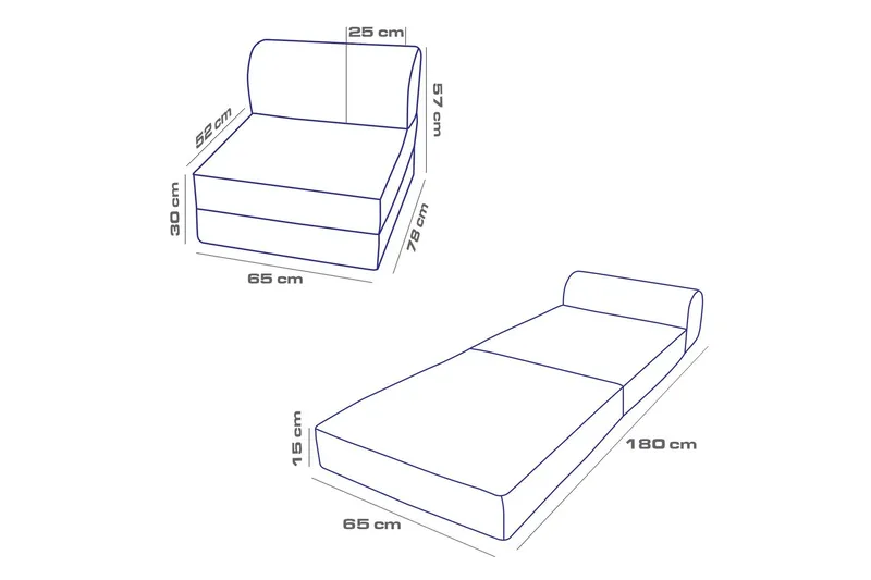 Magaria Bäddfåtölj - Beige - Möbler - Fåtölj & stolar - Fåtölj - Bäddfåtölj