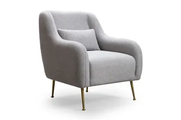 Makiylah Fåtölj med Armstöd - Grå - Möbler - Fåtölj & stolar - Fåtölj