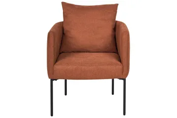 Fåtölj Malmos - Guldbrun, Svart - Möbler - Fåtölj & stolar - Fåtölj