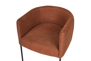 Fåtölj Malmos - Guldbrun, Svart - Möbler - Fåtölj & stolar - Fåtölj