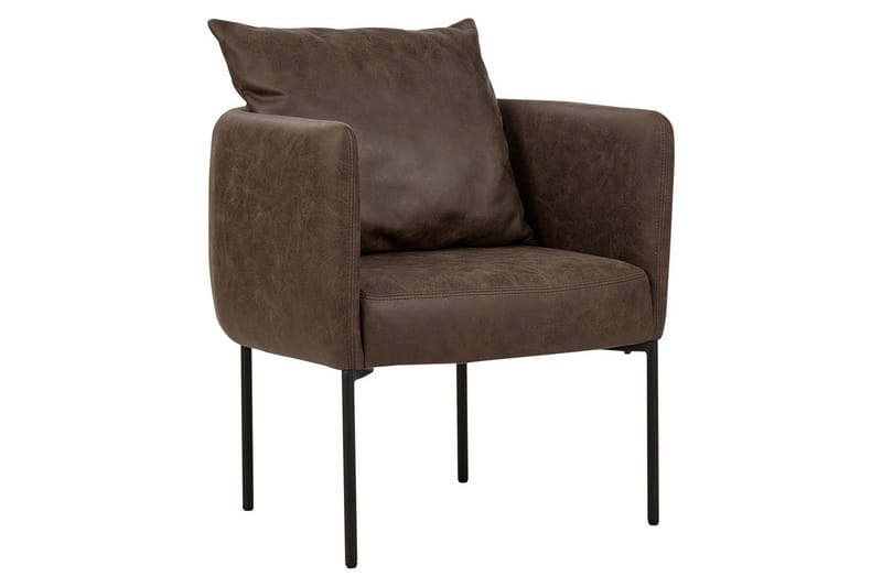 Fåtölj Malmos, Mörkbrun, Svart