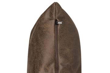 Fåtölj Malmos - Mörkbrun, Svart - Möbler - Fåtölj & stolar - Fåtölj