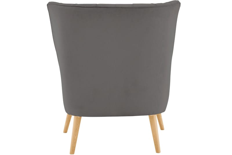 Marilee Loungefåtölj med Fotpall - Tyg/Antracit - Möbler - Fåtölj & stolar - Fåtölj