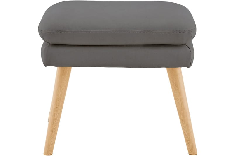 Marilee Loungefåtölj med Fotpall - Tyg/Antracit - Möbler - Fåtölj & stolar - Fåtölj