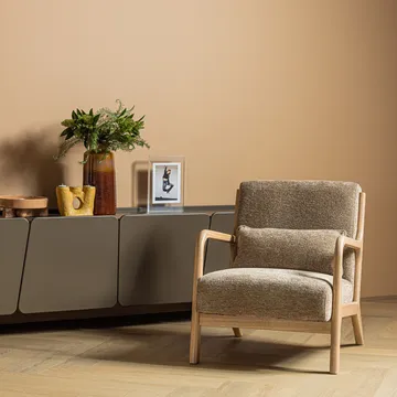 Fåtölj Mark - Sand - Möbler - Fåtölj & stolar - Fåtölj