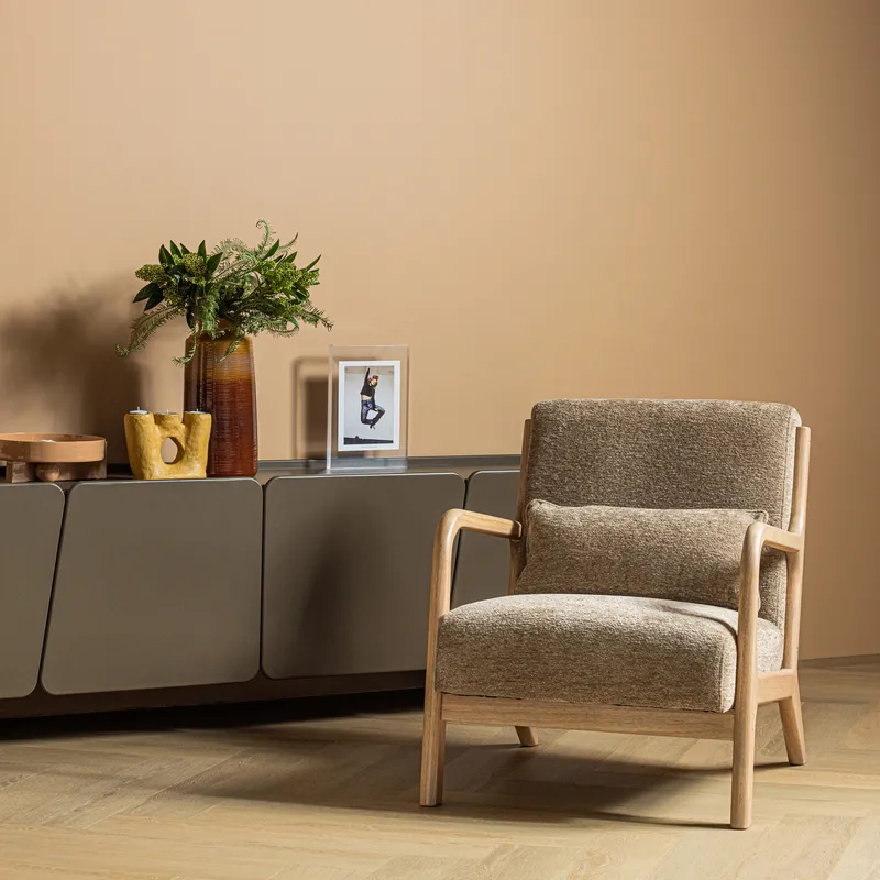 Fåtölj Mark - Sand - Möbler - Fåtölj & stolar - Fåtölj