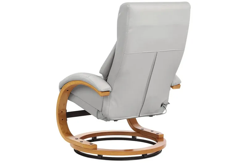 Massagestol Force - Grå, ljust trä - Möbler - Fåtölj & stolar - Fåtölj - Massagestol & massagefåtölj