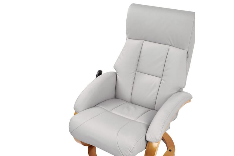 Massagestol Force - Grå, ljust trä - Möbler - Fåtölj & stolar - Fåtölj - Massagestol & massagefåtölj