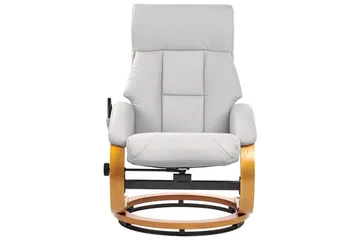 Massagestol Force - Grå, ljust trä - Möbler - Fåtölj & stolar - Fåtölj - Massagestol & massagefåtölj