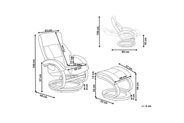 Massagestol Force - Svart, ljust trä - Möbler - Fåtölj & stolar - Fåtölj - Massagestol & massagefåtölj