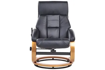 Massagestol Force - Svart, ljust trä - Möbler - Fåtölj & stolar - Fåtölj - Massagestol & massagefåtölj