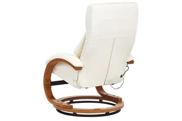 Massagestol Force - Vit, ljust trä - Möbler - Fåtölj & stolar - Fåtölj - Massagestol & massagefåtölj