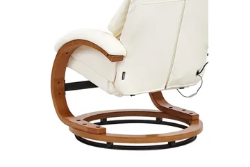 Massagestol Force - Vit, ljust trä - Möbler - Fåtölj & stolar - Fåtölj - Massagestol & massagefåtölj