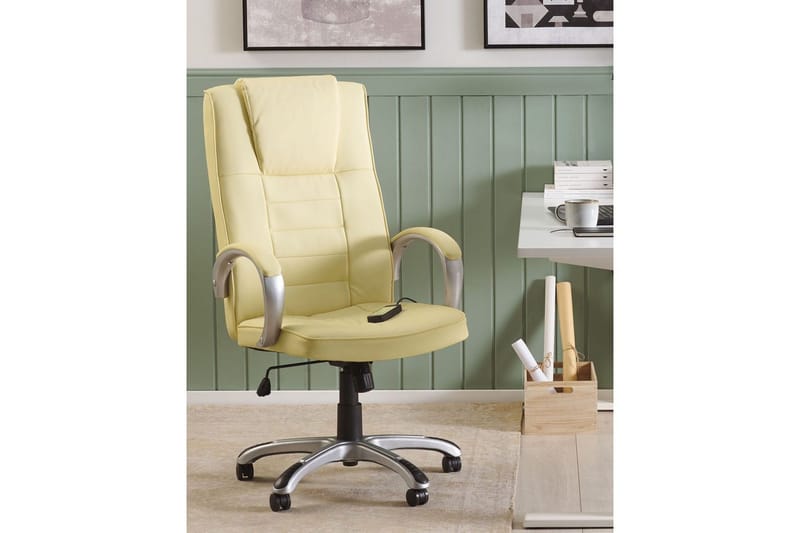 Massagestol Grandeur II Beige/Silver - Beige/Silver - Möbler - Fåtölj & stolar - Fåtölj - Massagestol & massagefåtölj