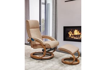 Massagestol Hero - Beige, ljust trä - Möbler - Fåtölj & stolar - Fåtölj - Massagestol & massagefåtölj