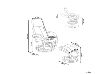 Massagestol Hero - Beige, ljust trä - Möbler - Fåtölj & stolar - Fåtölj - Massagestol & massagefåtölj