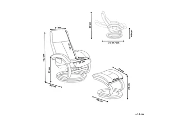 Massagestol Hero - Ljusbeige, ljust trä - Möbler - Fåtölj & stolar - Fåtölj - Massagestol & massagefåtölj