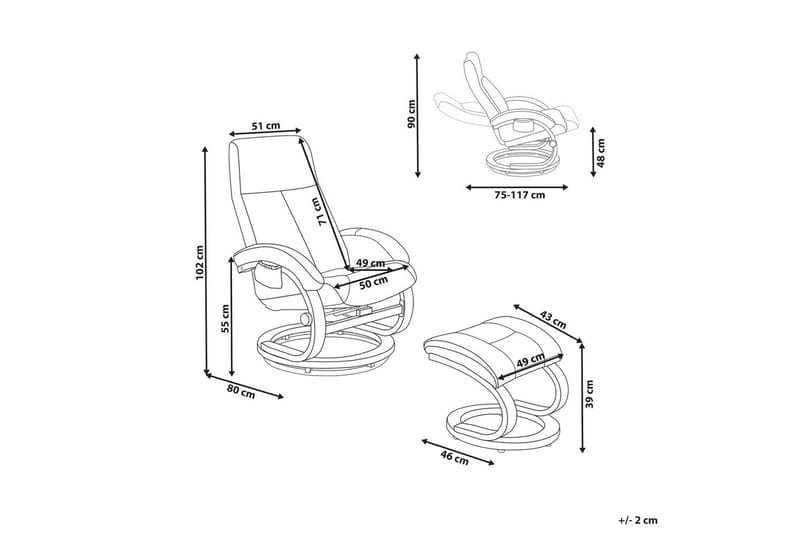 Massagestol Hero - Ljusbeige, ljust trä - Möbler - Fåtölj & stolar - Fåtölj - Massagestol & massagefåtölj