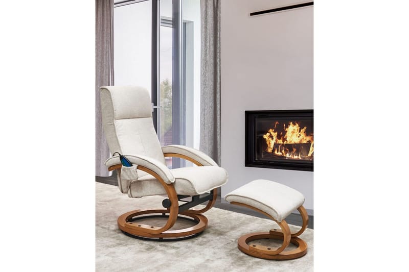 Massagestol Hero - Ljusbeige, ljust trä - Möbler - Fåtölj & stolar - Fåtölj - Massagestol & massagefåtölj