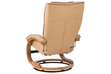 Massagestol Majestic - Brunt, ljust trä - Möbler - Fåtölj & stolar - Fåtölj - Massagestol & massagefåtölj