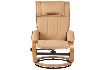 Massagestol Majestic - Brunt, ljust trä - Möbler - Fåtölj & stolar - Fåtölj - Massagestol & massagefåtölj