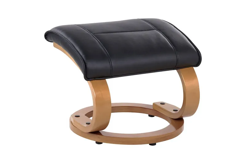 Massagestol Majestic - Svart, ljust trä - Möbler - Fåtölj & stolar - Fåtölj - Massagestol & massagefåtölj