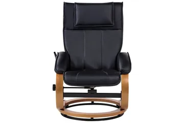 Massagestol Majestic - Svart, ljust trä - Möbler - Fåtölj & stolar - Fåtölj - Massagestol & massagefåtölj