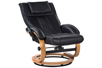 Massagestol Majestic - Svart, ljust trä - Möbler - Fåtölj & stolar - Fåtölj - Massagestol & massagefåtölj