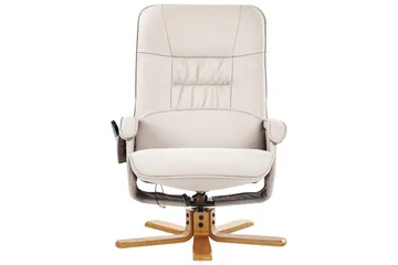 Massagestol Relaxpro - Beige, ljust trä - Möbler - Fåtölj & stolar - Fåtölj - Massagestol & massagefåtölj