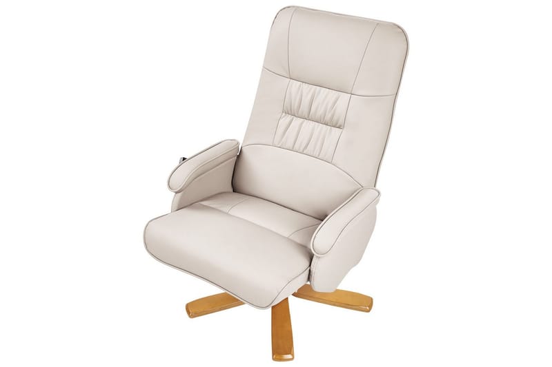 Massagestol Relaxpro - Beige, ljust trä - Möbler - Fåtölj & stolar - Fåtölj - Massagestol & massagefåtölj