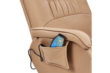 Massagestol Relaxpro - Brunt, ljust trä - Möbler - Fåtölj & stolar - Fåtölj - Massagestol & massagefåtölj