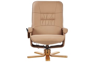 Massagestol Relaxpro - Brunt, ljust trä - Möbler - Fåtölj & stolar - Fåtölj - Massagestol & massagefåtölj