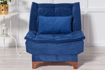 Mathenia Fåtölj med Armstöd - Blå - Möbler - Fåtölj & stolar - Fåtölj - Fåtölj utan armstöd