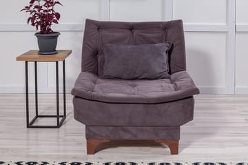 Mathenia Fåtölj med Armstöd - Grå - Möbler - Fåtölj & stolar - Fåtölj - Fåtölj utan armstöd