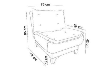 Mathenia Fåtölj med Armstöd - Grön - Möbler - Fåtölj & stolar - Fåtölj - Bäddfåtölj
