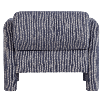 Fåtölj med Mönster Lenny - Grå/Blå - Möbler - Fåtölj & stolar - Fåtölj