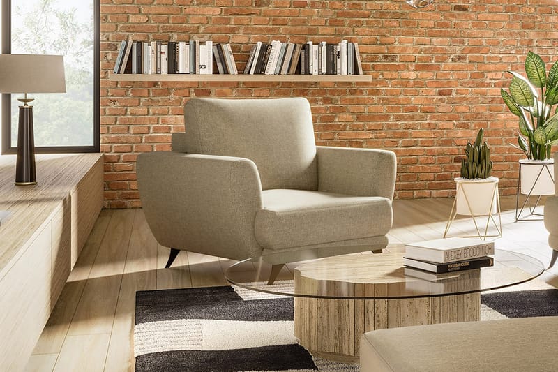 Megis Fåtölj - Beige - Möbler - Fåtölj & stolar - Fåtölj