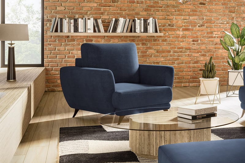 Megis Fåtölj, Blå