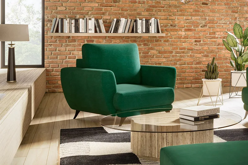 Megis Fåtölj - Grön - Möbler - Fåtölj & stolar - Fåtölj