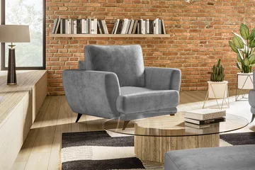 Megis Fåtölj - Ljusgrå - Möbler - Fåtölj & stolar - Fåtölj