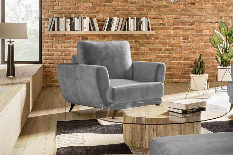 Megis Fåtölj - Ljusgrå - Möbler - Fåtölj & stolar - Fåtölj