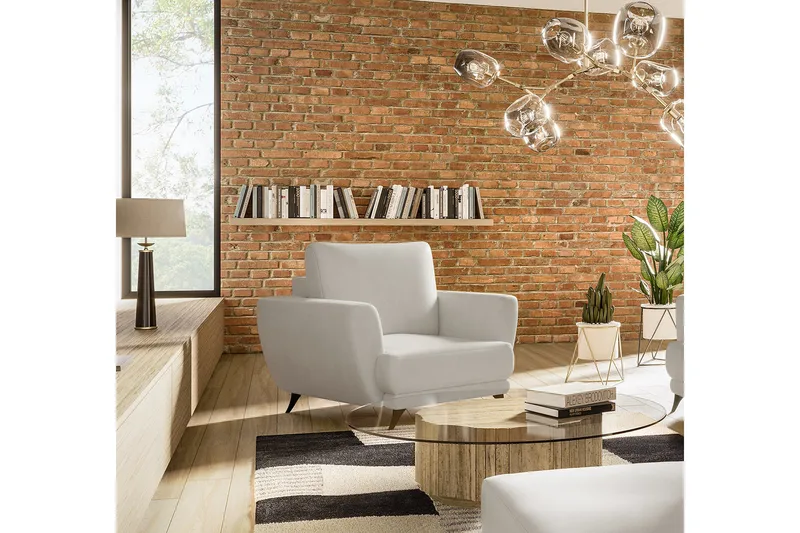 Megis Fåtölj - Vit - Möbler - Fåtölj & stolar - Fåtölj