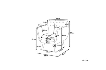 Melby Fåtölj - Grå - Möbler - Fåtölj & stolar - Fåtölj