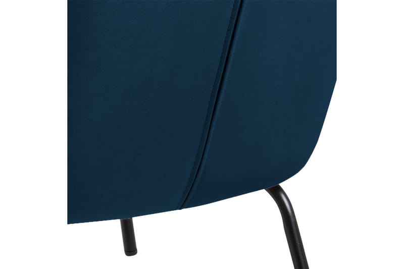 Melisan Loungefåtölj - Blå/Svart - Möbler - Fåtölj & stolar - Fåtölj
