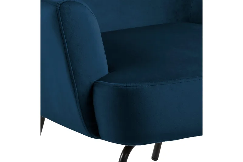 Melisan Loungefåtölj - Blå/Svart - Möbler - Fåtölj & stolar - Fåtölj