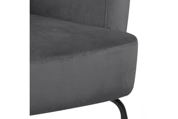 Melisan Loungefåtölj - Grå/Svart - Möbler - Fåtölj & stolar - Fåtölj