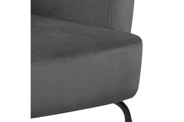 Melisan Loungefåtölj - Grå/Svart - Möbler - Fåtölj & stolar - Fåtölj